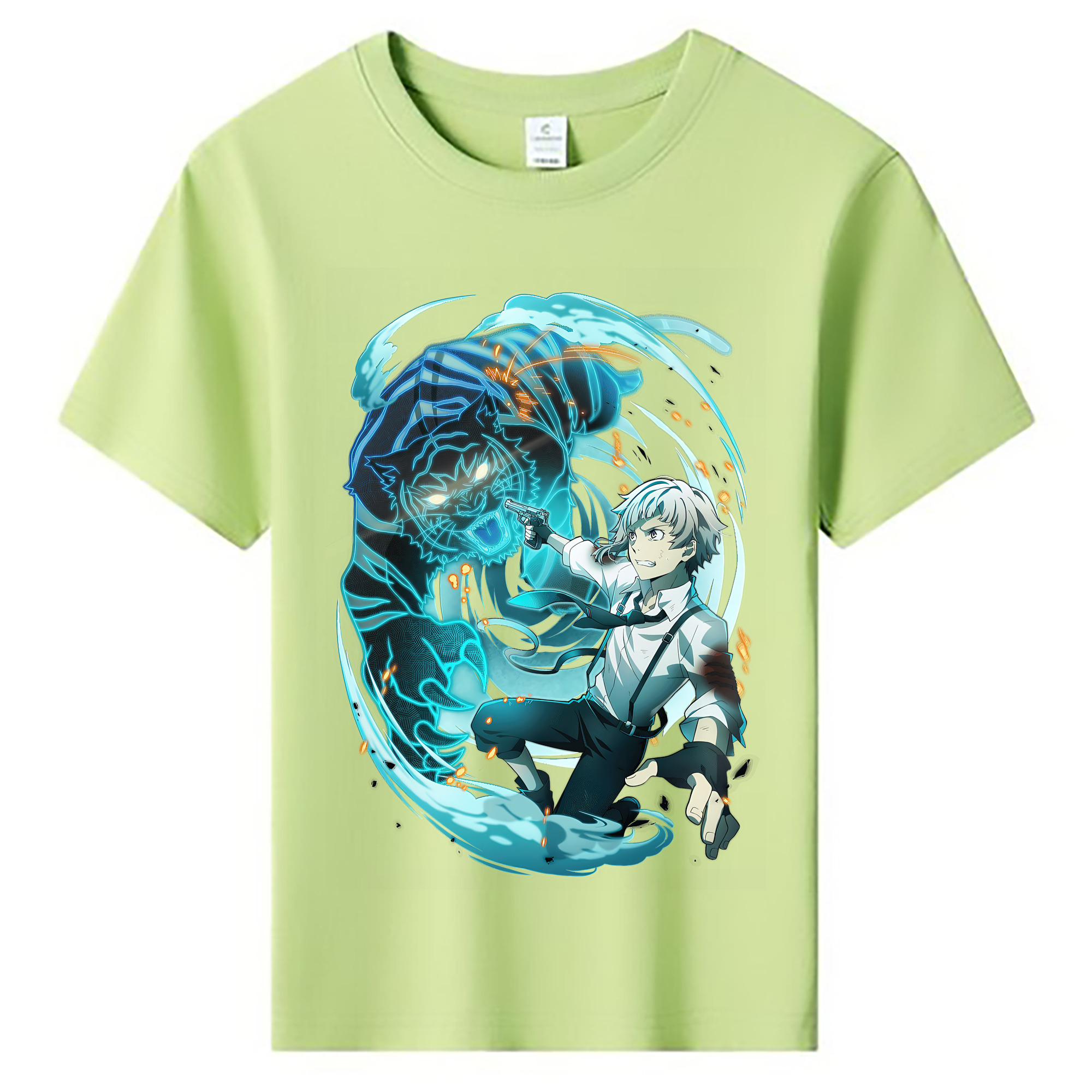 （画像用） 文豪ストレイドッグス Bungo Stray Dogs 綿100％キッズTシャツ（フロントプリント）